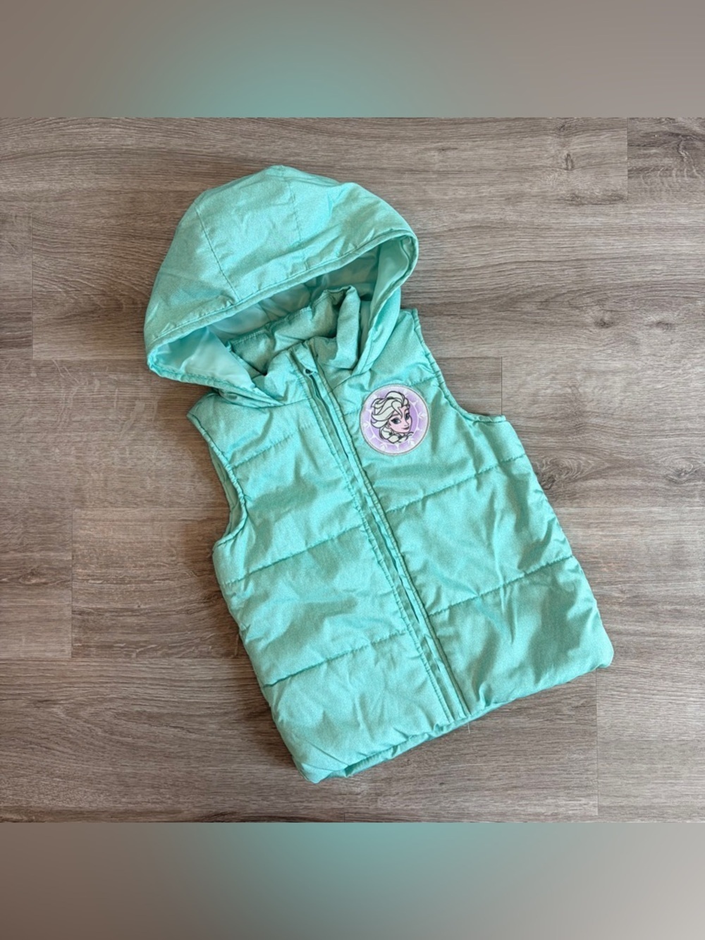 Disney Frozen Elsa toddler girls zip up puffer vest